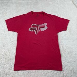 Fox Racing Red Moto Mens Short Sleeve Tee T Shirt